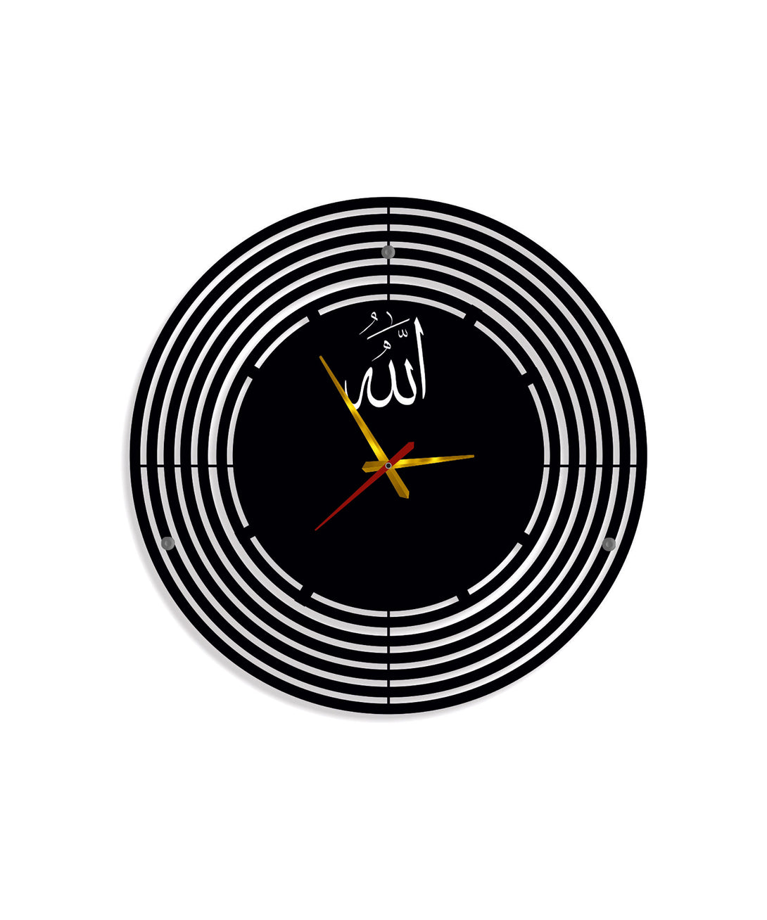 Allah Wall Clock "Elegant Eastern Elegance"